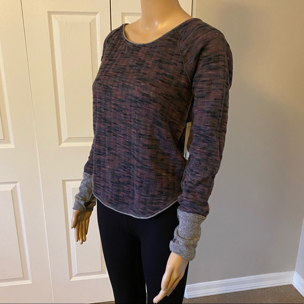 NWT Free People purple knit top. M